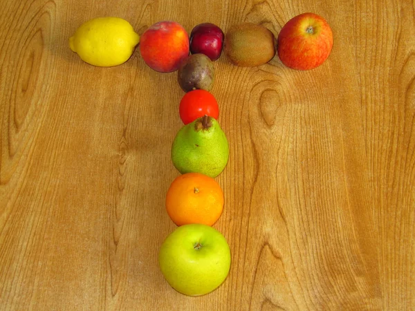 Fruity T — Stock Photo, Image