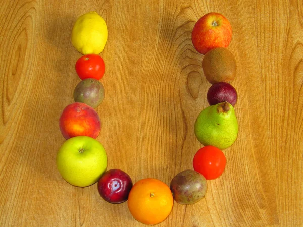 Fruity U — Stock Photo, Image