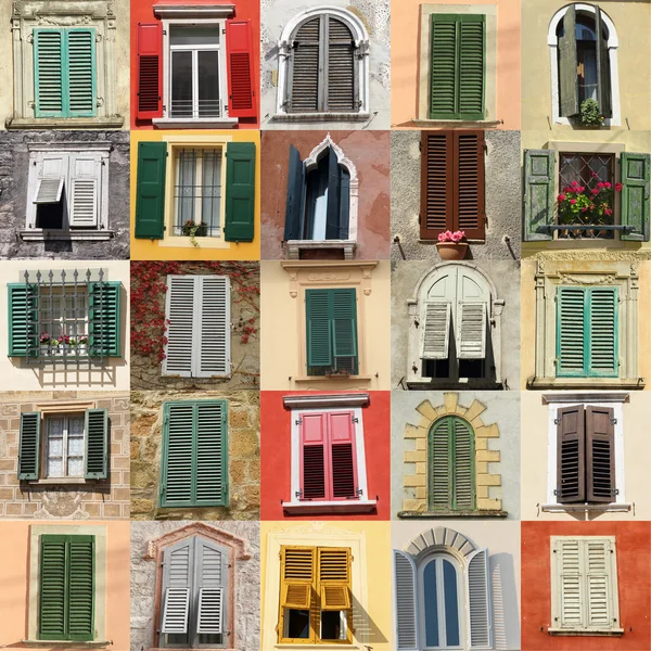 Collection of windows — Stock Photo, Image