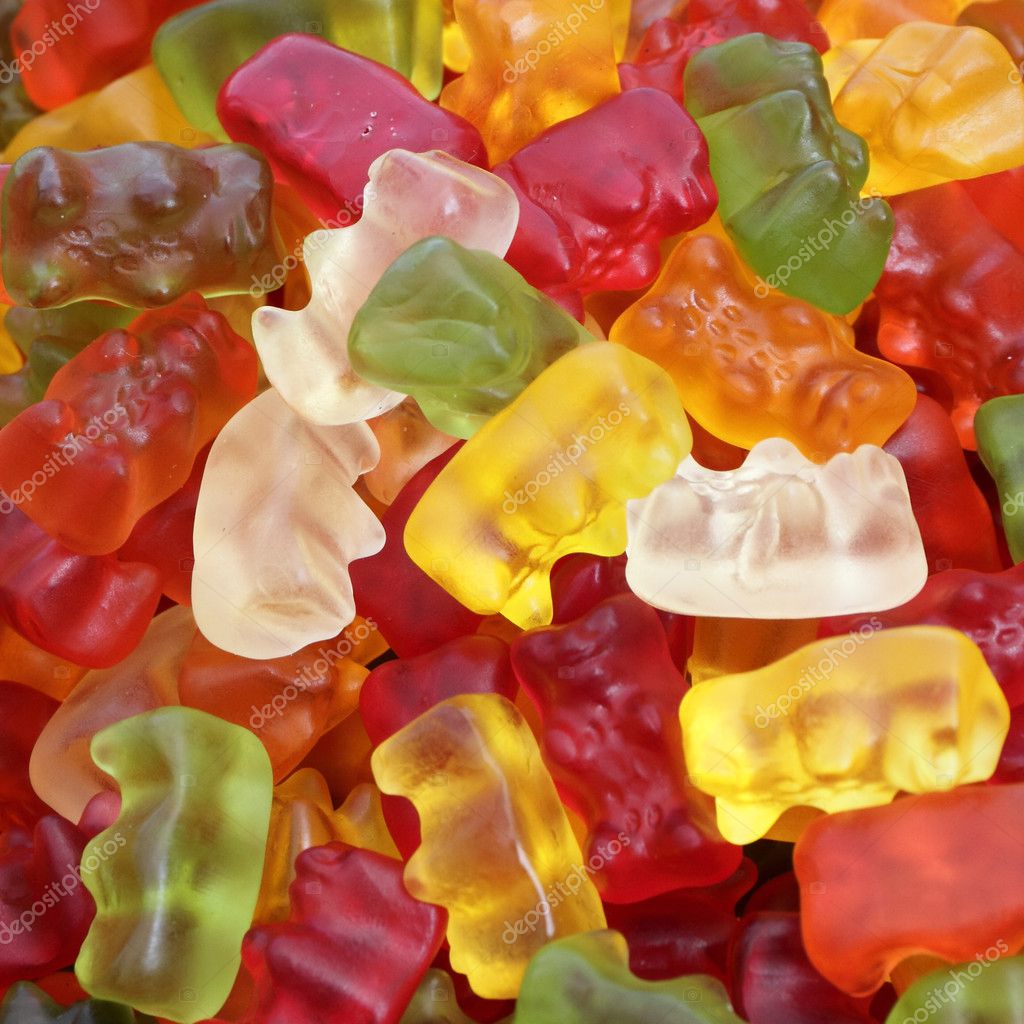 Gummy bear background — Stock Photo © Malgorzata_Kistryn #8300837