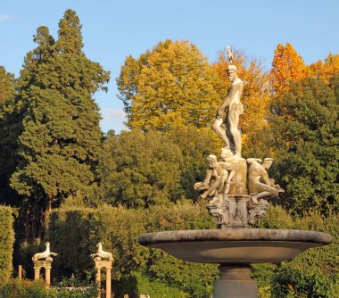 Fountain in the Boboli Gardens clipart