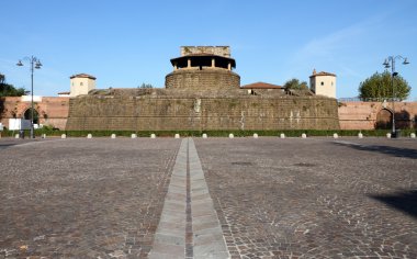 Fortress of Basso, place of most prestigious exhibitions clipart