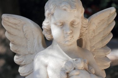 Antique angel figure clipart