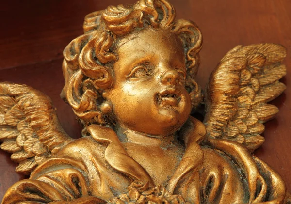 アンティークの黄金の天使図 — ストック写真