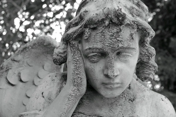 Pensive angelic figure Stock Image