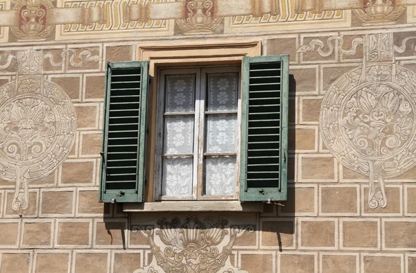 Ретро окно — стоковое фото