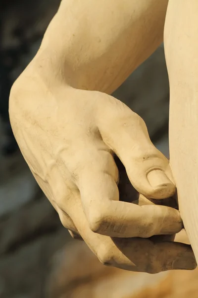 Szczegóły david statua — Zdjęcie stockowe