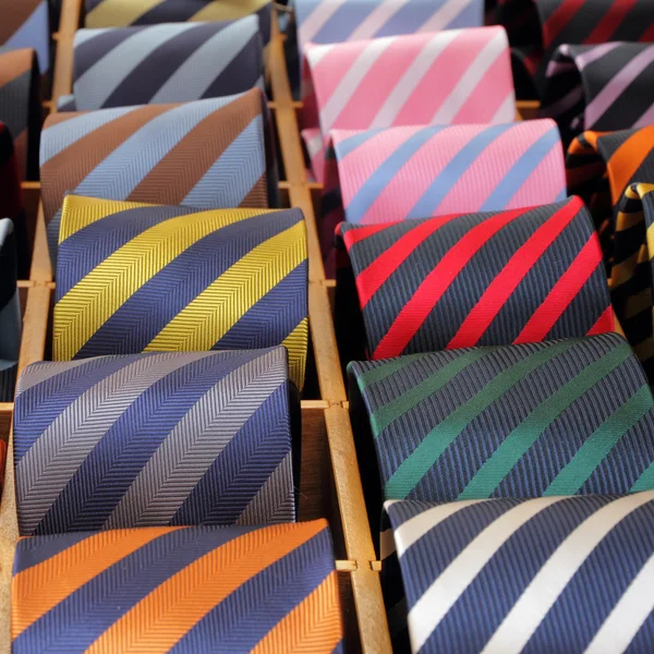 Ties sale in Italy — Stock Photo, Image