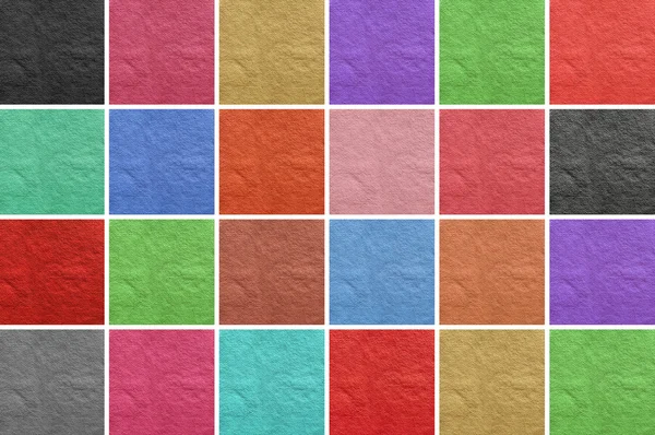 Collage met kleurrijke papier — Stockfoto