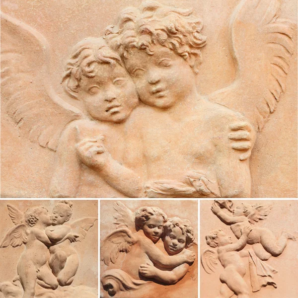 Angelic collage — Stockfoto