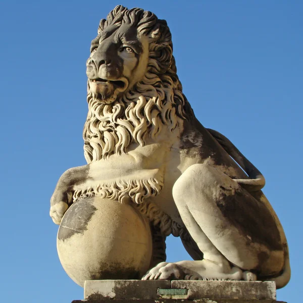 Decoração de leão antigo — Fotografia de Stock