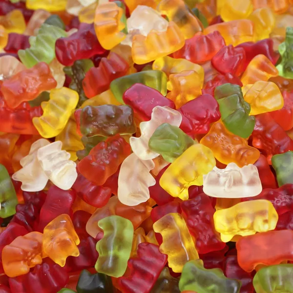 Gummy bear background — Stock Photo, Image