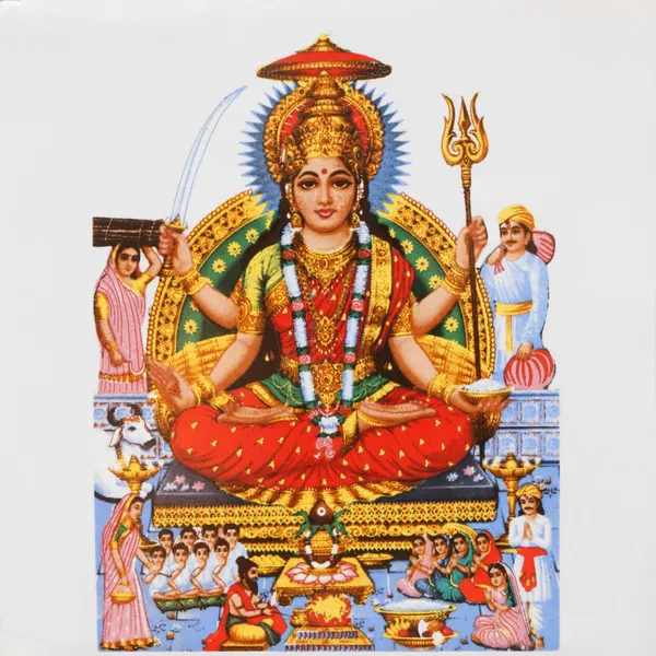Parvati a hindu istennő — Stock Fotó