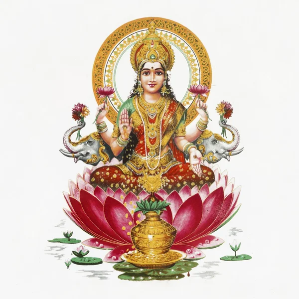 Imagem de Lakshmi, deusas indianas Fotografias De Stock Royalty-Free