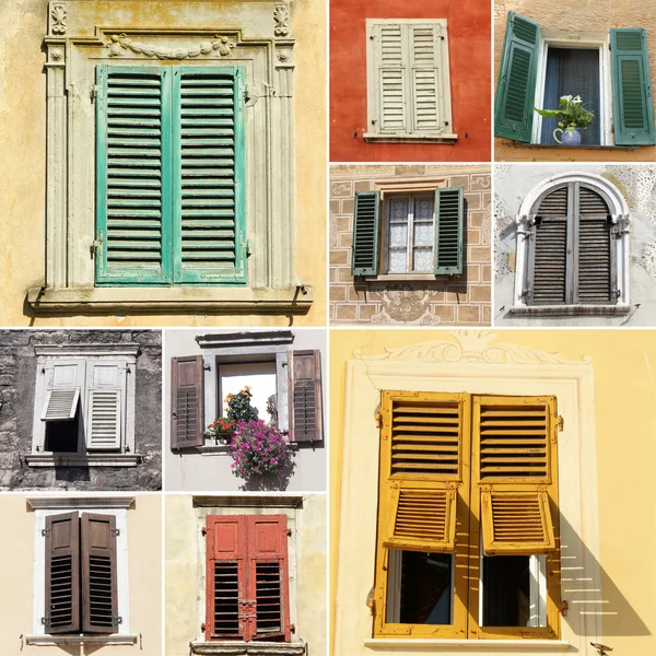 Window collage — Stock Photo, Image