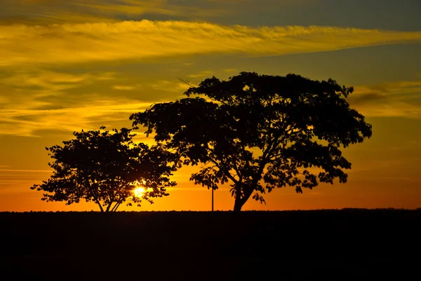 stock image Sunrise in France