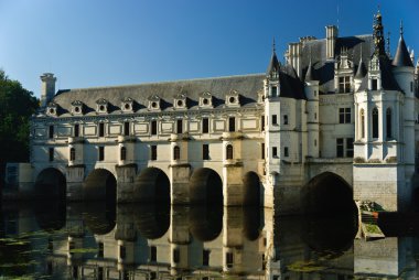 Chateau de Chenonceau castle clipart