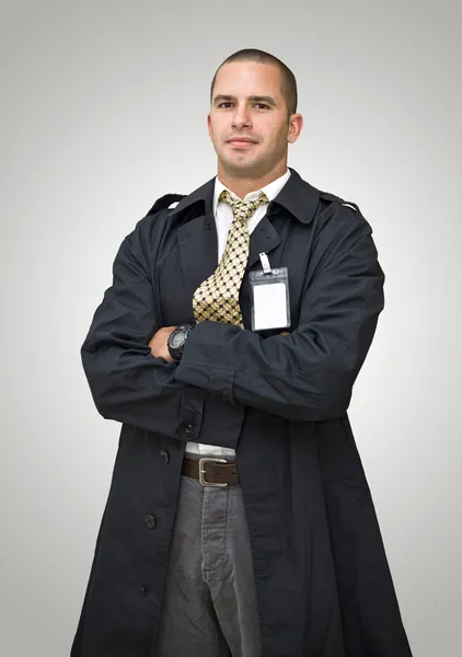 stock image Security Guard, Inspector or FBI Investigator