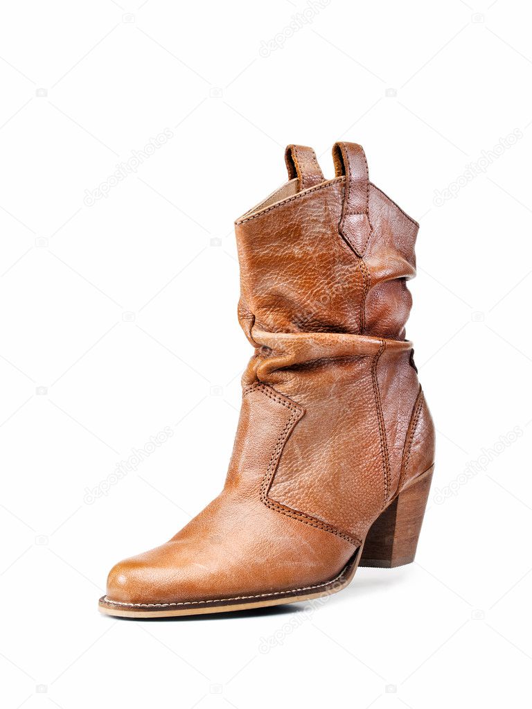 Leather shoe