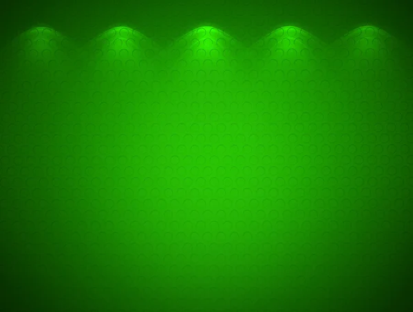 Parede verde iluminada, fundo abstrato — Fotografia de Stock