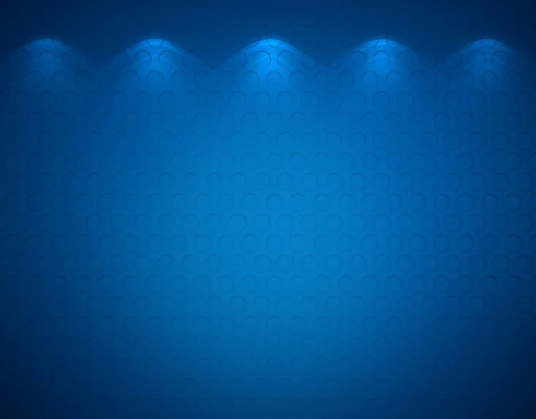 Parede azul iluminada, fundo abstrato — Fotografia de Stock