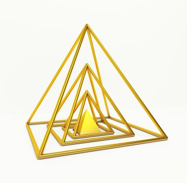 Altın mali piramit
