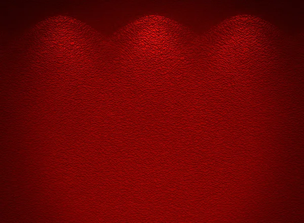 Освещенная текстура красной стены — стоковое фото