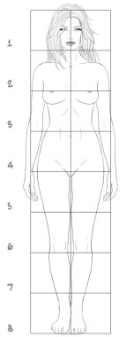 Woman body III clipart