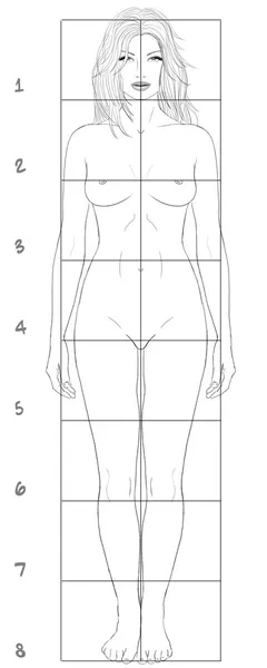 Женское тело III Стоковое Фото