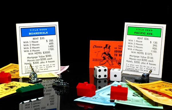Monopolspiel — Stockfoto