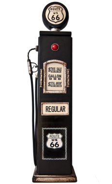 vintage route 66 fuel pump clipart