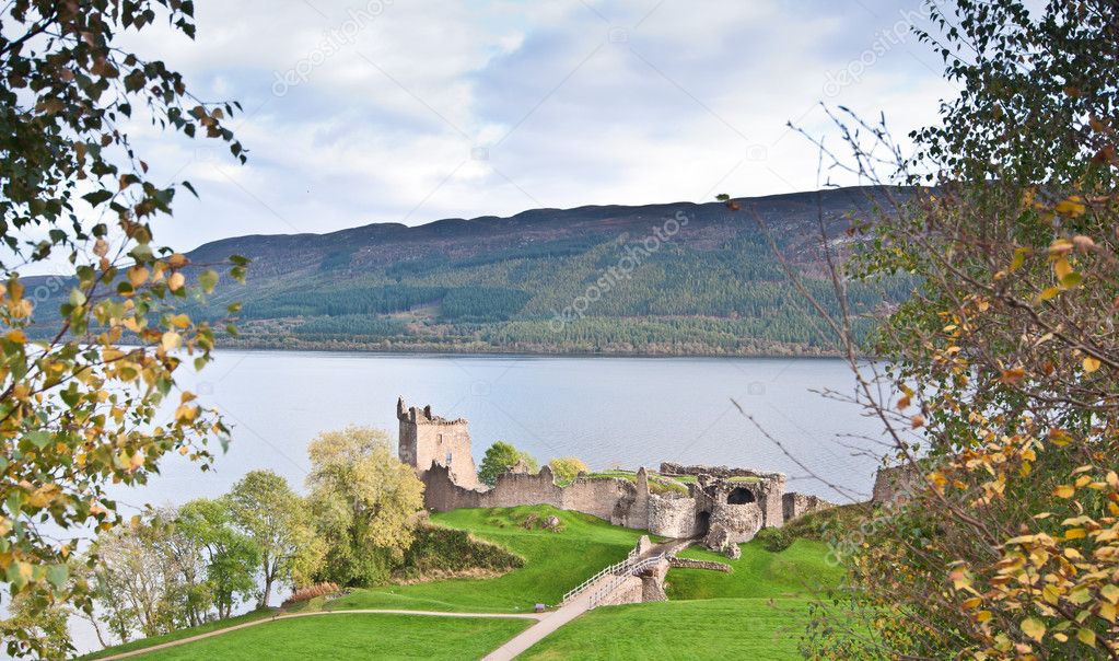 Urquhart Castle overlooking Loch Ness
