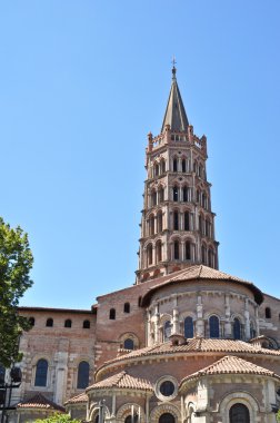 St Sernin Basilic in Toulouse clipart