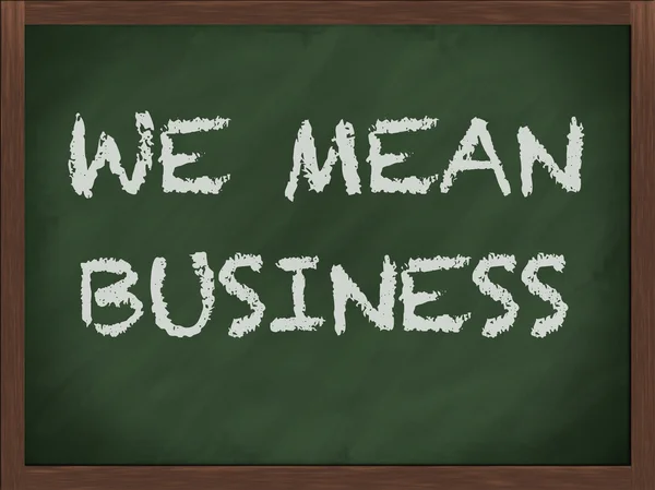 我々 はビジネスを意味します。 — ストック写真