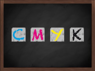 blackboard CMYK sembolü