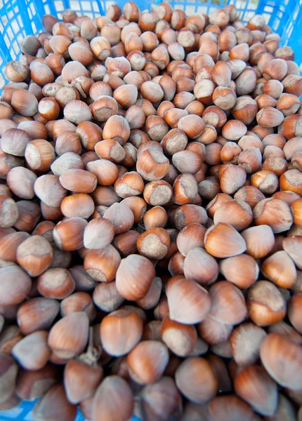 Stack av nötter — Stockfoto
