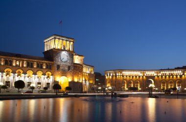 Yerevan, Republic square clipart