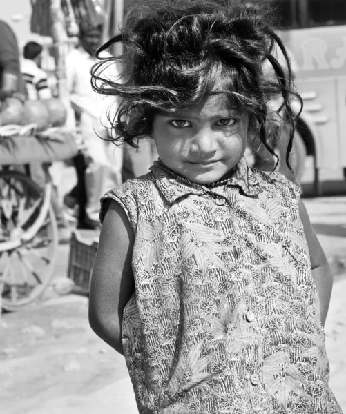 yoksul Hintli kız