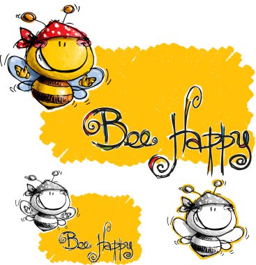 Bee Happy clipart