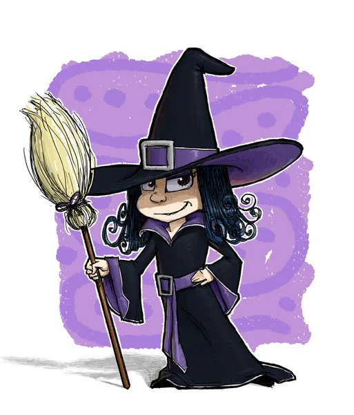 Little Witch. — Stock Photo, Image