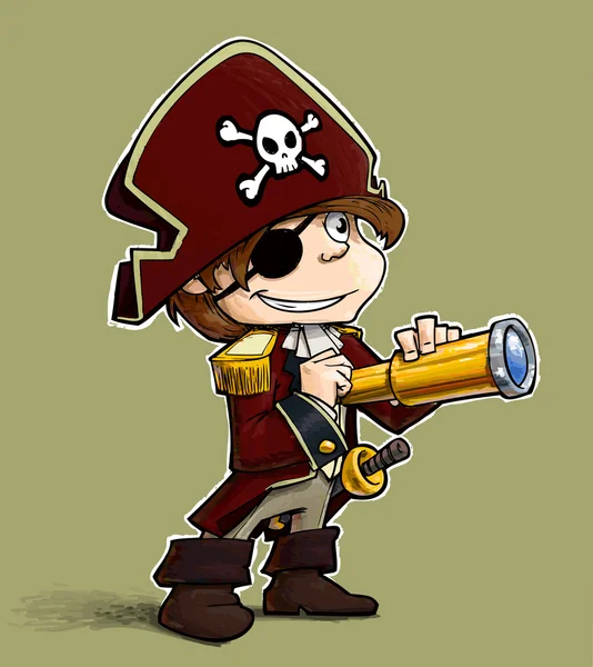 Мало пірат . — стокове фото