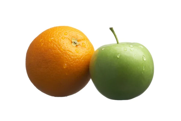 Яблуко помаранчевий — стокове фото