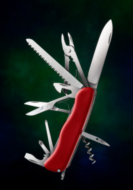 Multitools penknife clipart