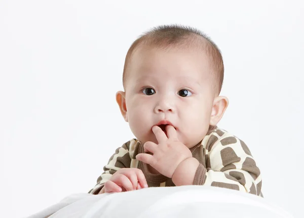 Bebê perguntando — Fotografia de Stock