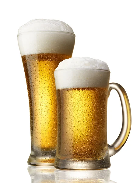 Due birre. — Foto Stock