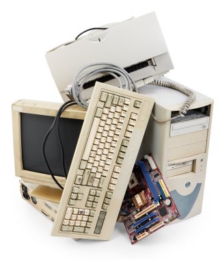 Old computer clipart