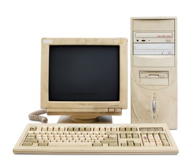 Old PC set clipart