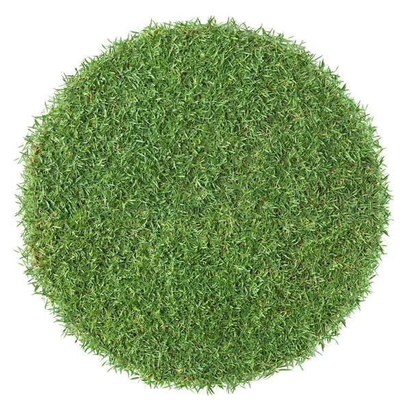 Круглі форми трави — стокове фото