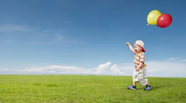 Stock image Kid and balloon