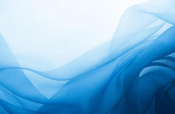 Blue chiffon — Stock Photo, Image